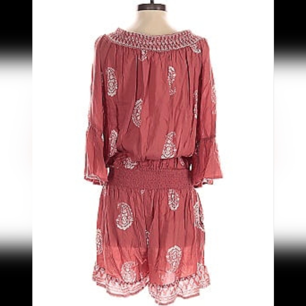 Coral Romper Size Large Boho Style